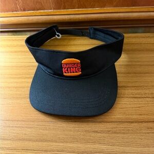 Black Burger King Visor Adjustable Snapback